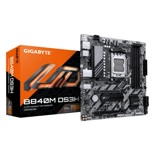Gigabyte B840M DS3H AM5 DDR5 mATX Motherboard